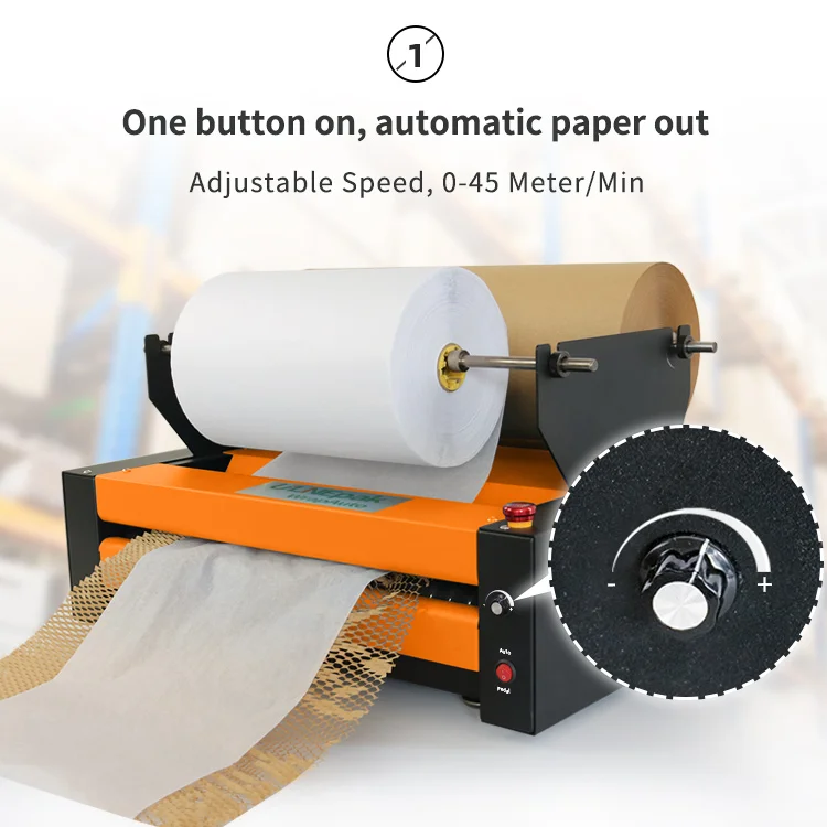 ماكينة تغليف الورق على شكل قرص العسل من ULINEpak