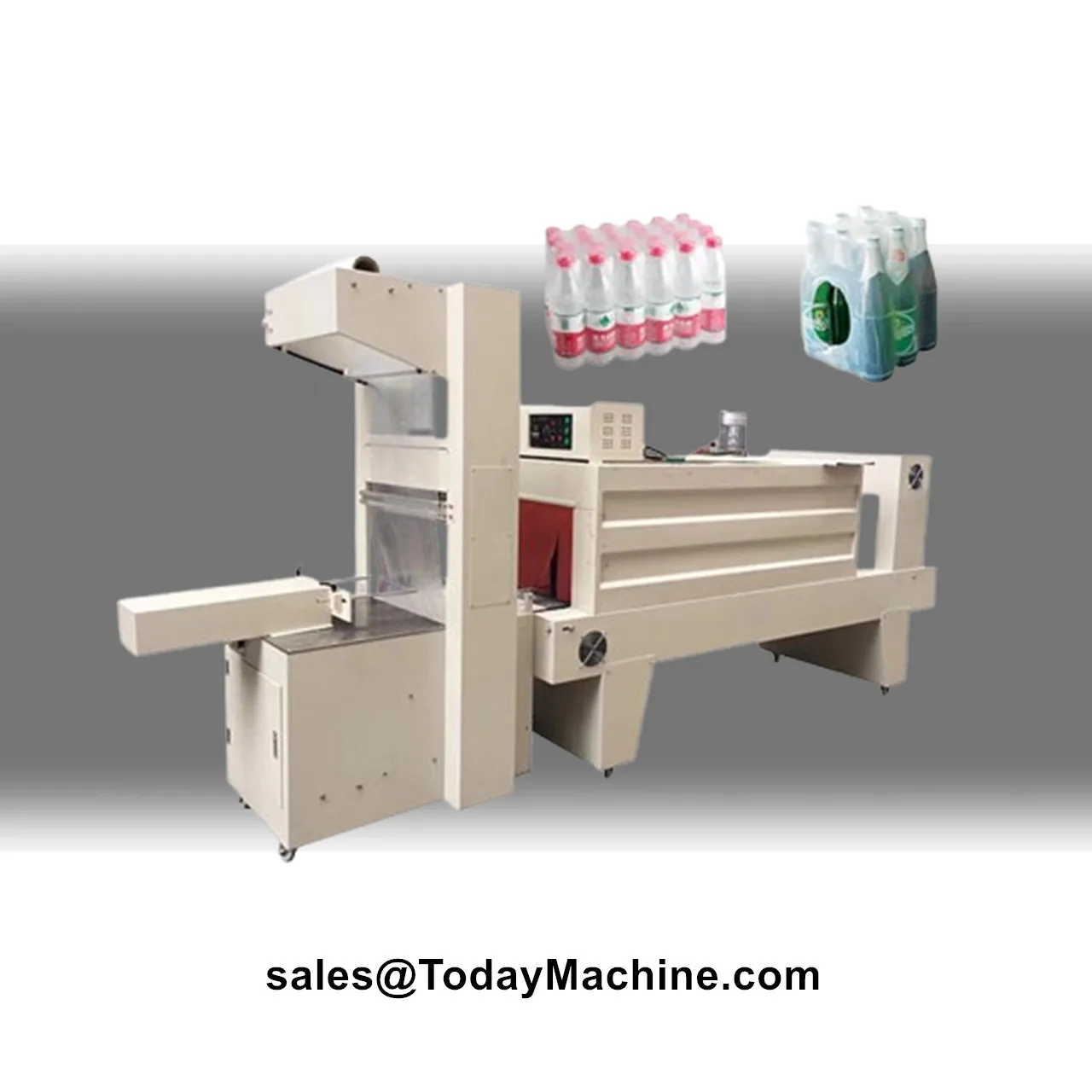 Semi-automatic PVC Labels Shrink Sleeve Wrapping Machine for Plastic Bottle Round Bottle
