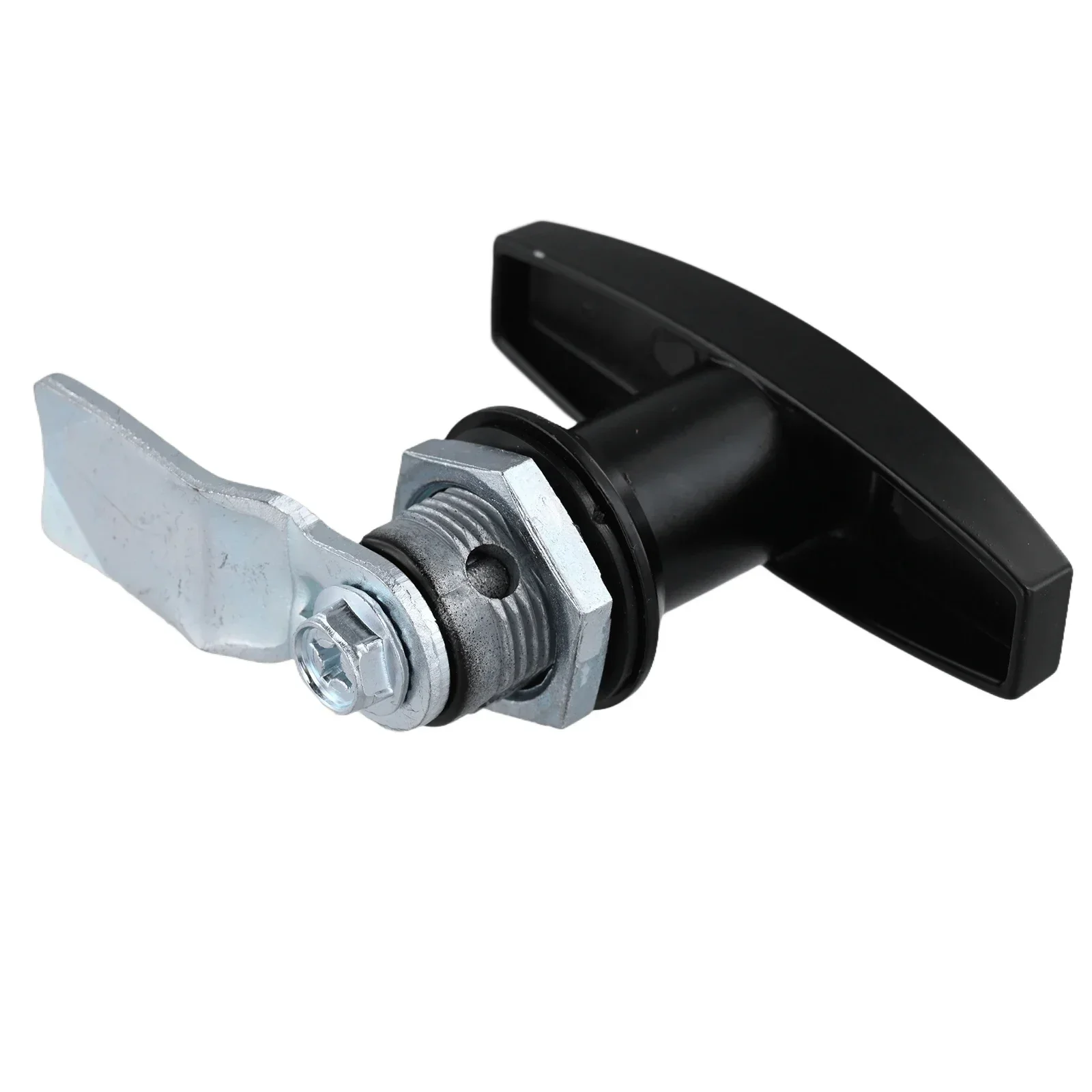 

Т-образный замок с ручкой 22,5*20 мм. Универсальное использование. Высокопрочный цинковый сплав. Долговечность. Подходит для использования на открытом воздухе.