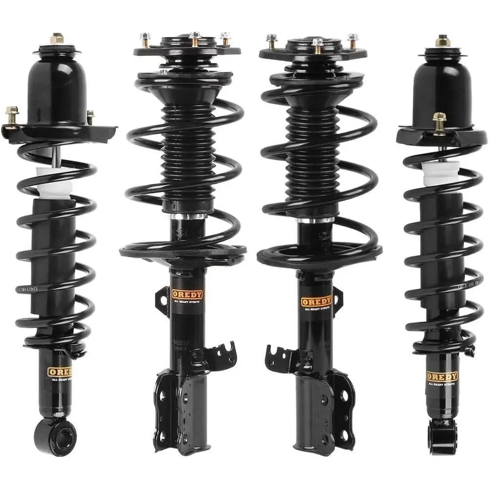 

Front & Rear Complete Struts Assemblies with Coil Spring for 2003-2008 Toyota Corolla Excl. XRS Shock Absorber Replacement Kit 4