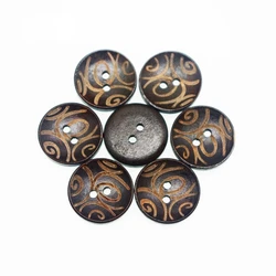 20mm Wooden Buttons Scrapbook 2-Holes decorate buttons for clothing diy buttons for crafts vintage buttons accesorios de costura