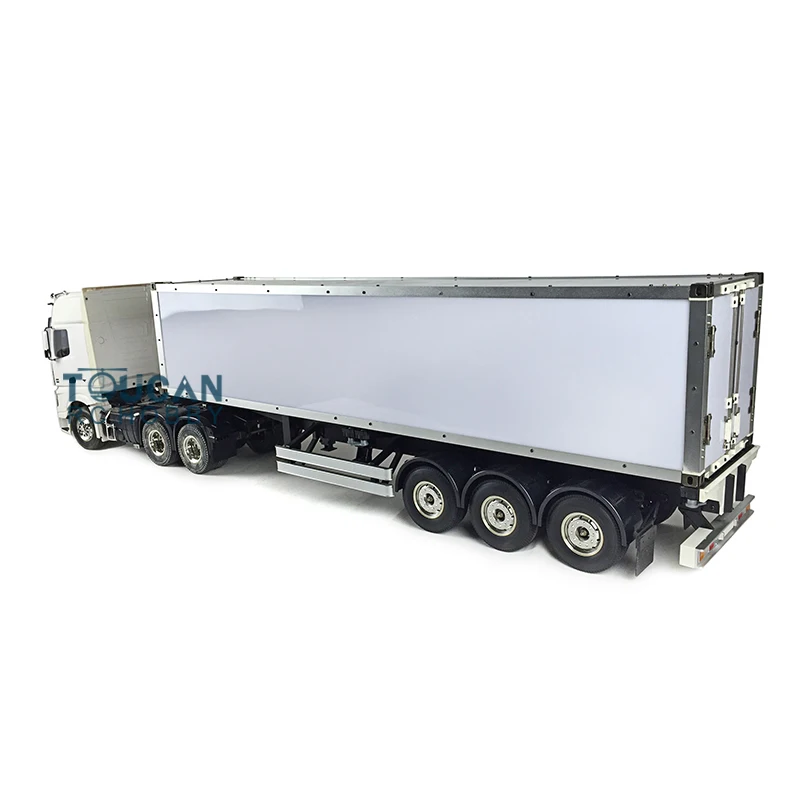 Toys 1/14 RC TOUCAN DIY 6*4 Tractor Truck 40ft Reefer Container Semi-Trailer KIT Model THZH0383-SMT8