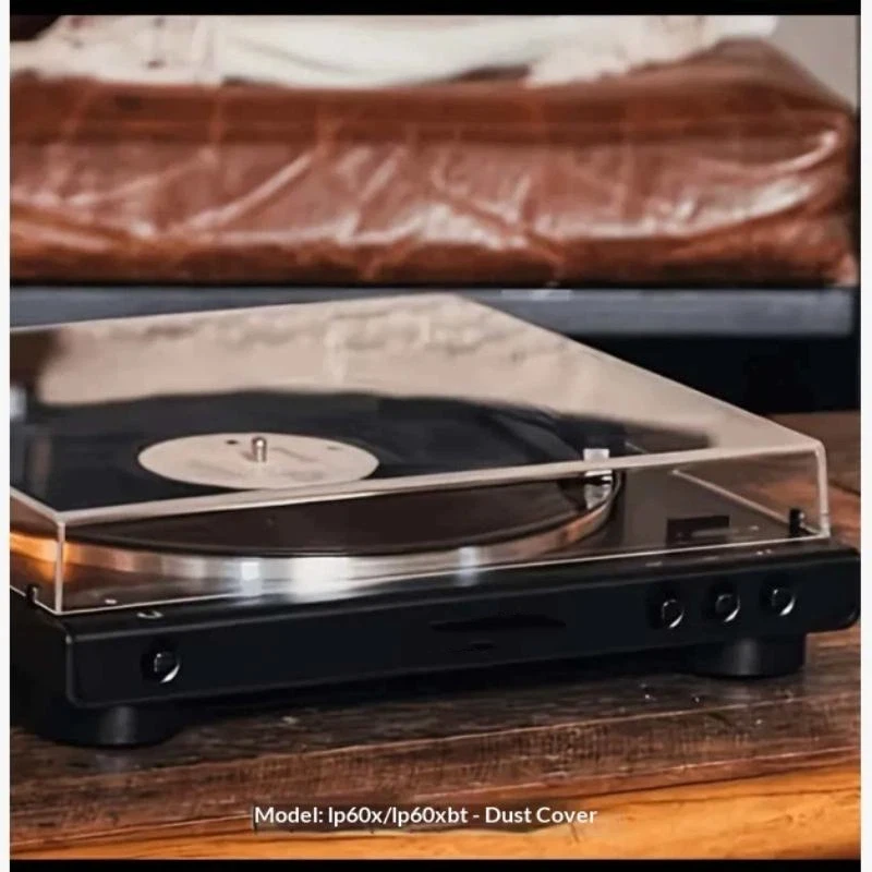 Clear Acrylic Turntable Dust Cover AT-LP120XUSB AT-LP120XUSB-BK AT-LP120XBT-USB 3mm Thick Scratch Record Player Lid Protector