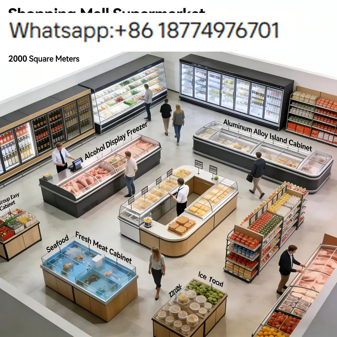 

Factory Direct Sales Gelato Horizontal Freezer Shopping Mall Chest Deep Freezer Commercial Top Opening Deep Freezer