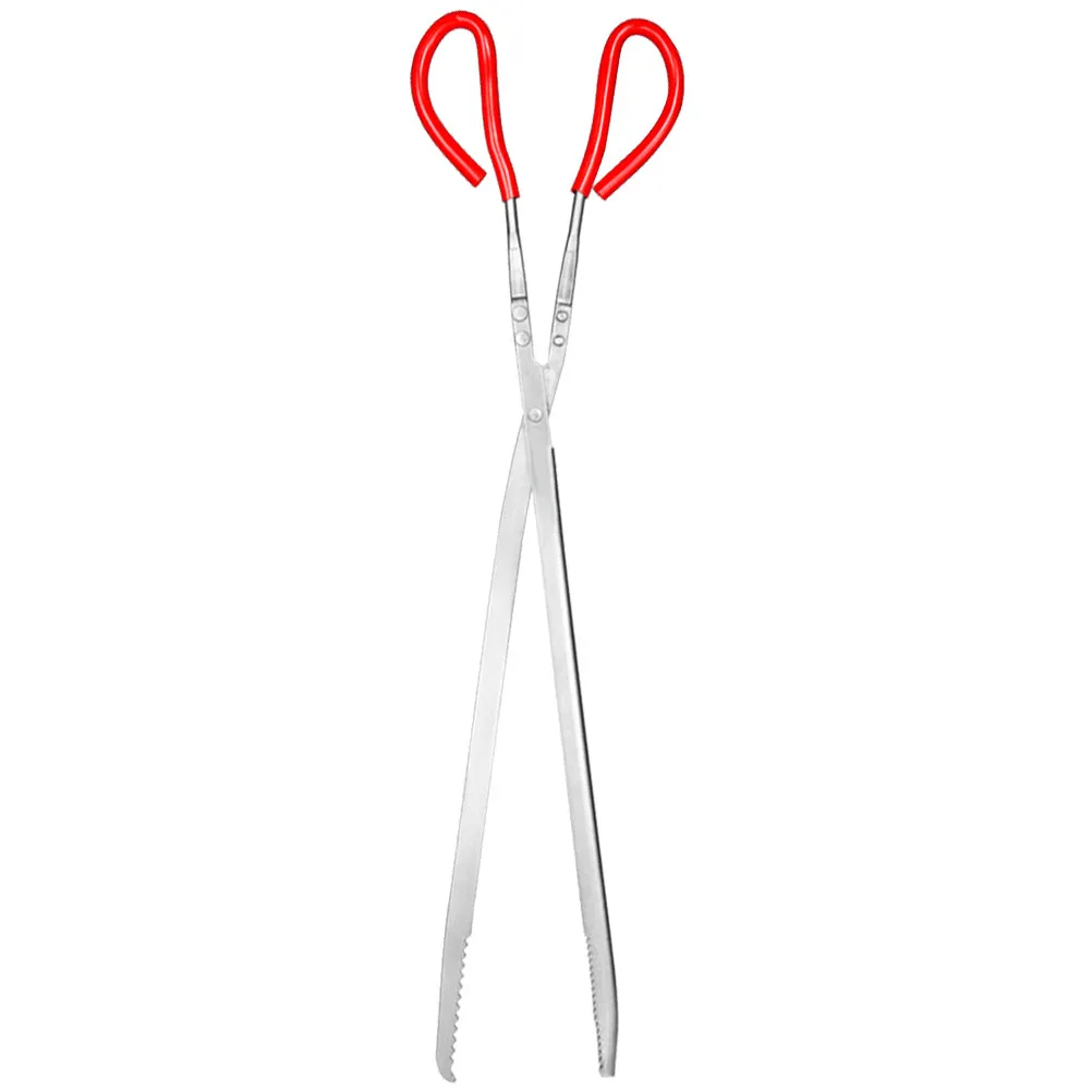 Heavy Duty Crab Tong Made of Zinc Alloy Plastic Wide Grip Eel Clamp for Rice Field Loach Clamping Outdoor Picnic Hiking
