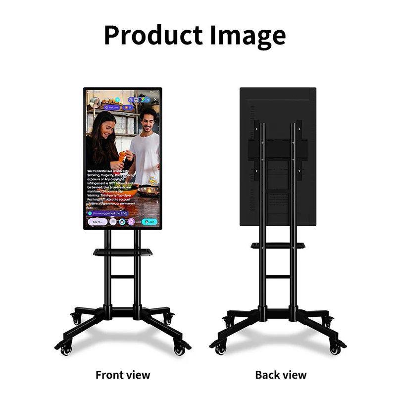 2K Intelligent LCD Touch Screen Rotating TV Live Broadcast Custom System