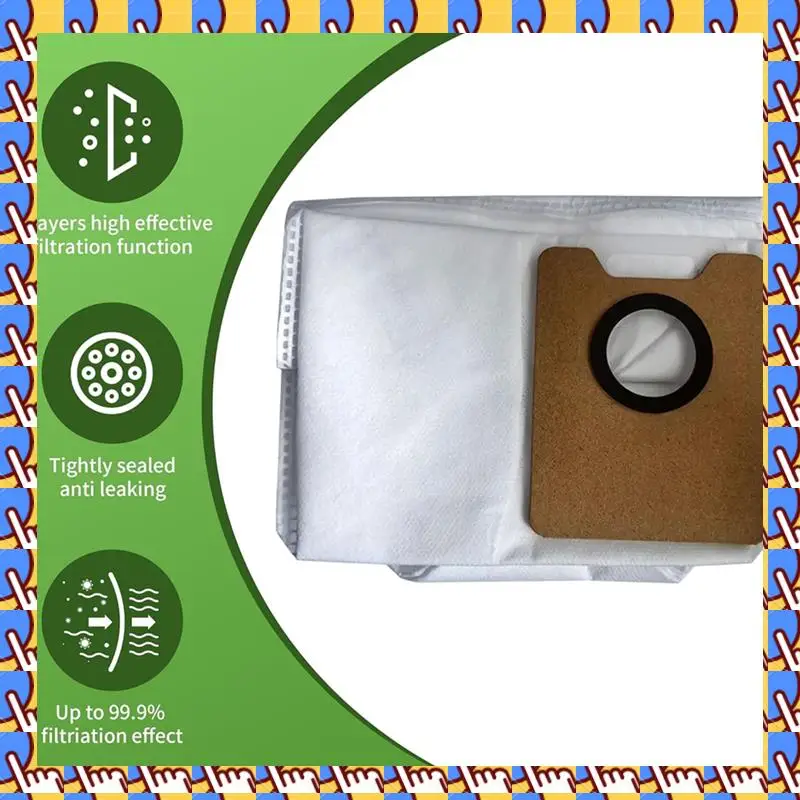 Saco de pó a20m forecovacs y1 pro/y1 pro plus, acessórios para aspirador de pó, substituição, saco de lixo não tecido, 12 peças