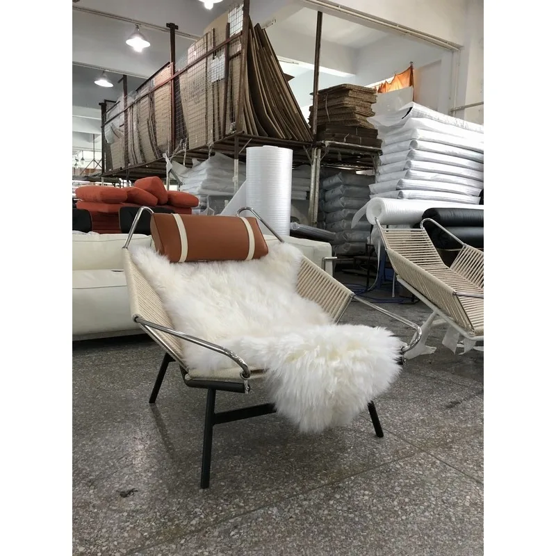 Flag rope chair, recliner factory lazy sofa comfortable and light luxury