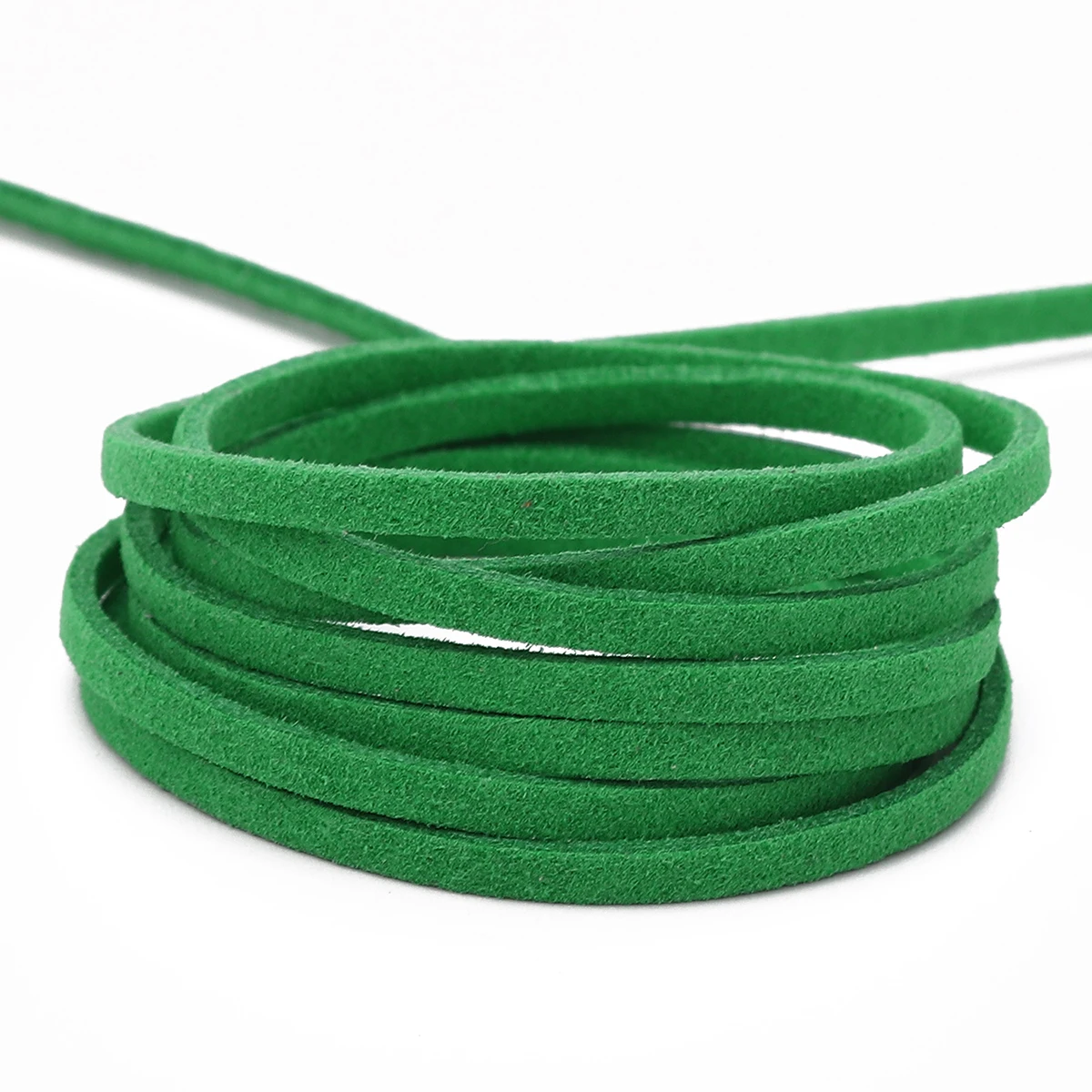 3mm Flat Double Sided Suede Cord for DIY Beading