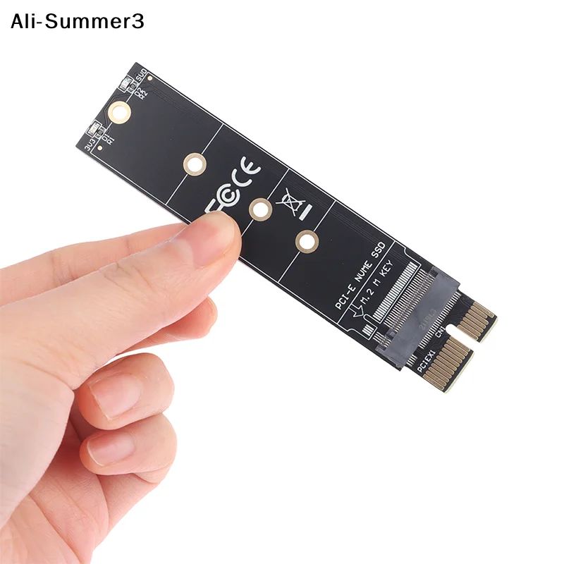 【YY】1Pc 2025 New PCIE to M2 Adapter NVMe SSD M2 PCIE X1 Raiser PCI-E PCI Express M Key Connector Internal Solid State Drive
