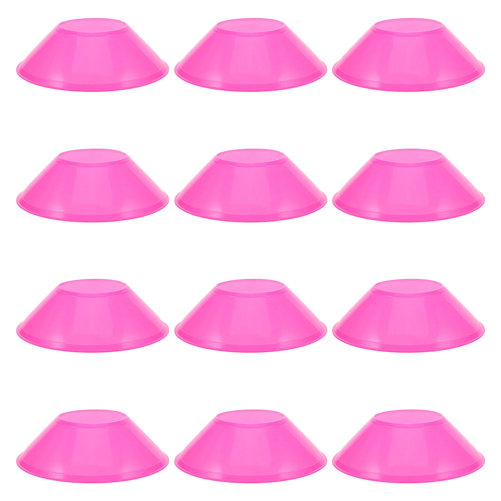 

20pcs Pink Soccer Cones 12.5Cm Small Plastic Training Discs For Football Basketball Skating Sports Agility