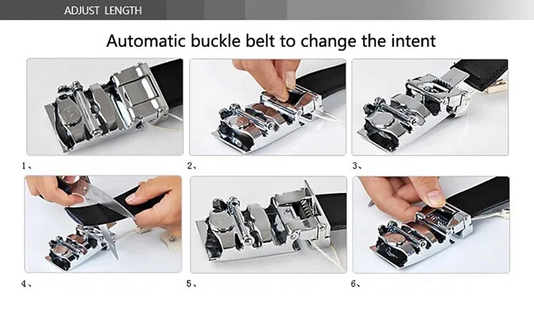 Gürtel Berühmte Marke Gürtel Männer Herren Gürtel Qualität Echtes Luxus Leder Gürtel Für Männer Gürtel Männlich Strap Männlich Metall Automatische Schnalle – Detail 19