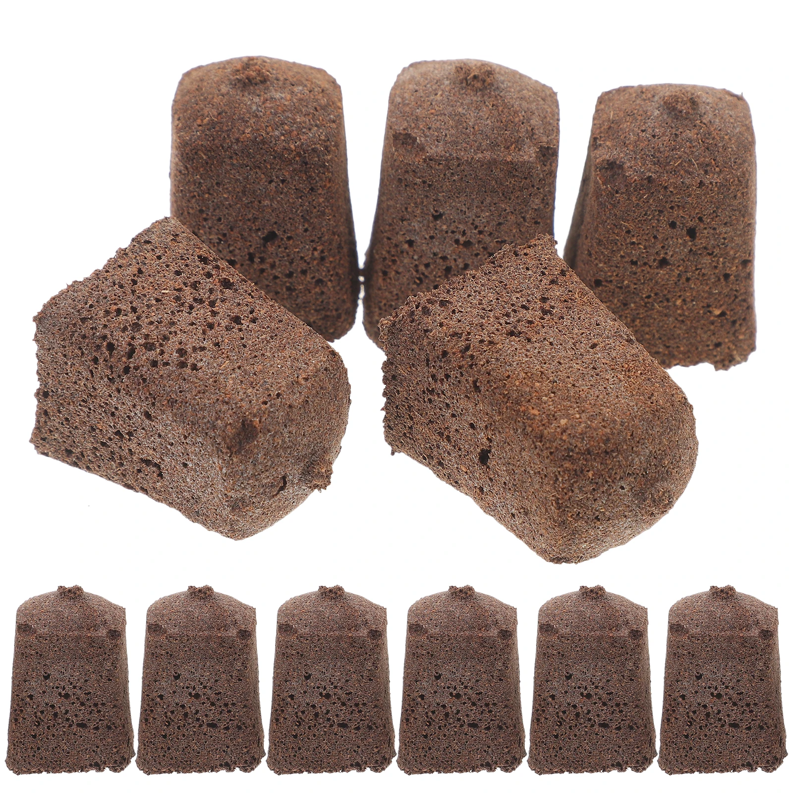

40pcs Seedling Blocks Grow Cubes Coconut Coir Starter Plugs Nutrient Soil Cultivation Blocks Gardening Supplies for Plant