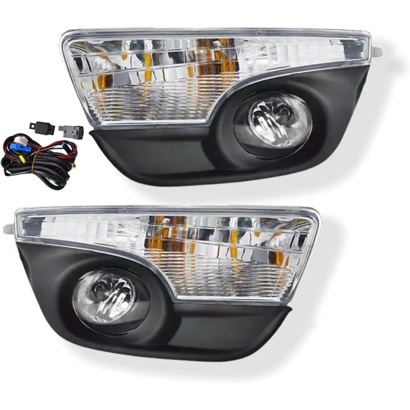 

Clear Lens Fog Light Kit & LED Daytime Running Light Kit Fit for 2013-2015 Altima Pair Fog Light & Corner Turn Signal Lam