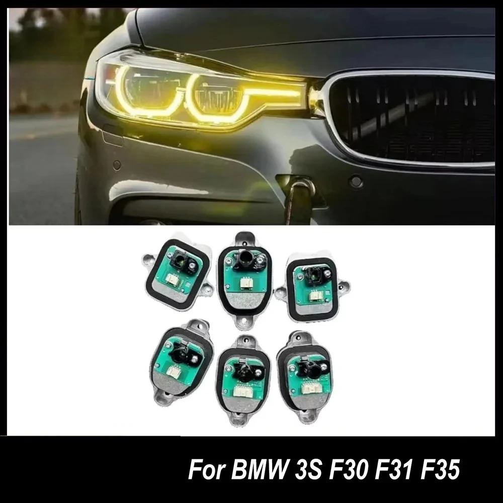 

63117419610 63117419615 Bright Yellow Daytime Running Lights For BMW 3 Series F30 LCI 3' F31 Car LED DRL Angel Eyes Headlight