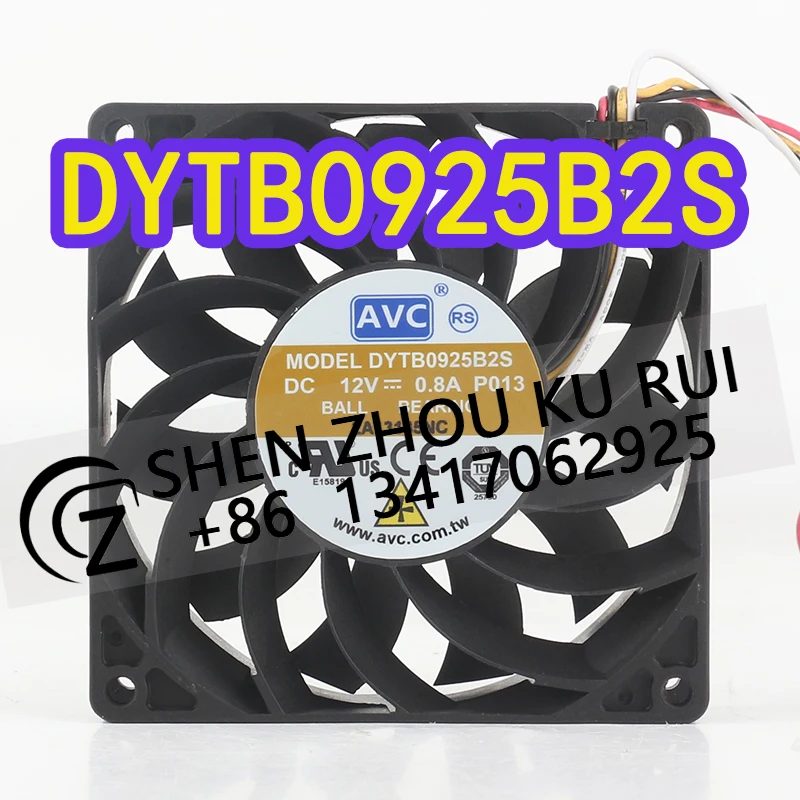 

AVC 90X90X25MM DYTB0925B2S 12V 0.8A 9CM High-Performance Computer Case Fan Large-Airflow 9025 for Enhanced Cooling