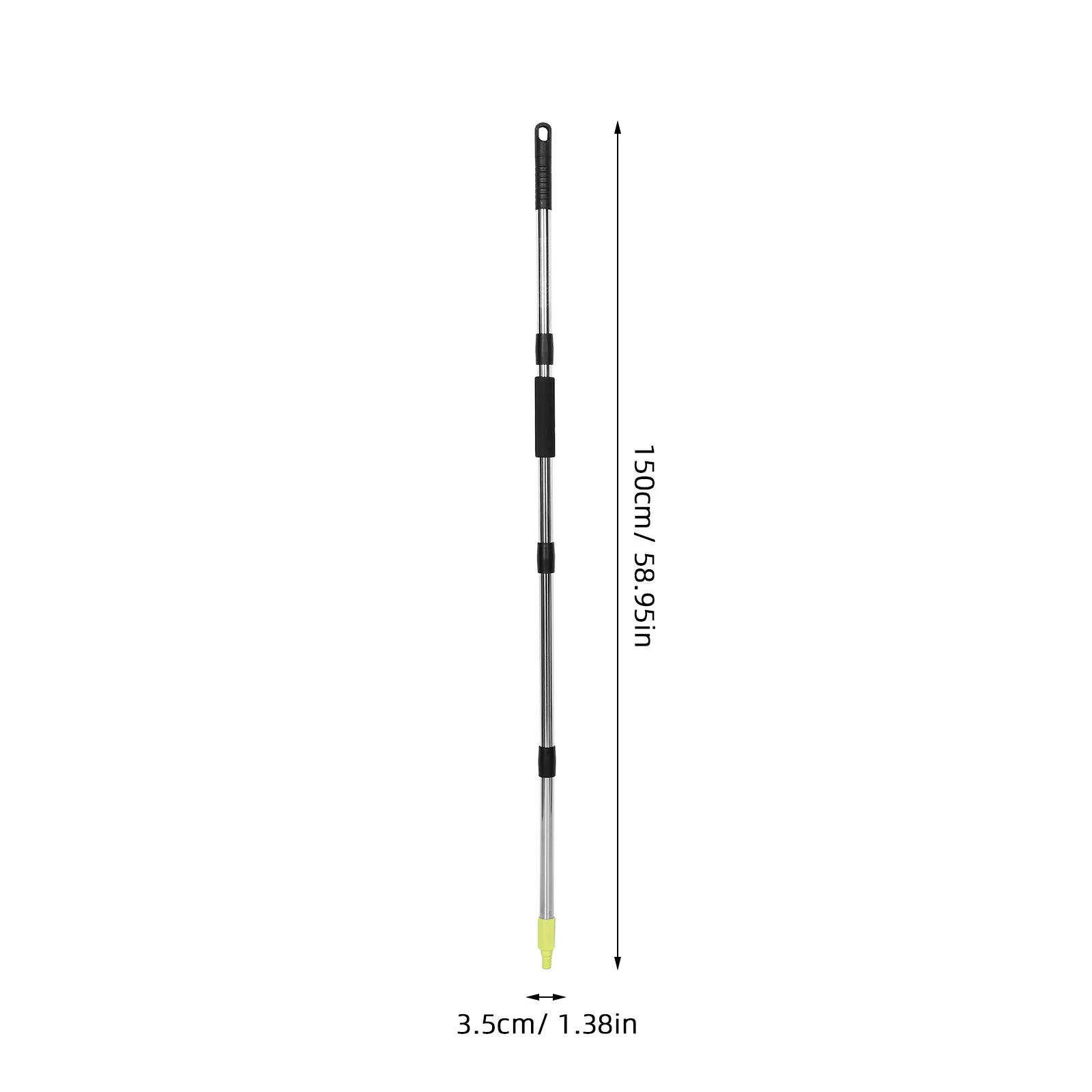 Stainless Steel Telescopic Paint Roller Extension Pole 25Mm Brush Head Extendable for High Reach Painting Cleaning Wall Ceiling