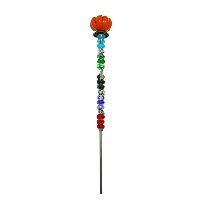 ABVC Beaded Garden Stakes Handmade Garden Fairy Wand Garden Stake Potted Plant Stake Fairy Wand Stakes For Garden Decor