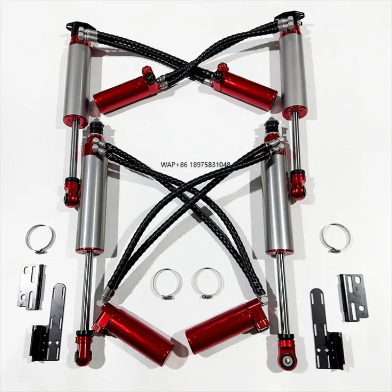3.0-Inch Diameter 2.5-Inch Size Dual Oil Circuit Shock Absorbers with Compression and Rebound Features