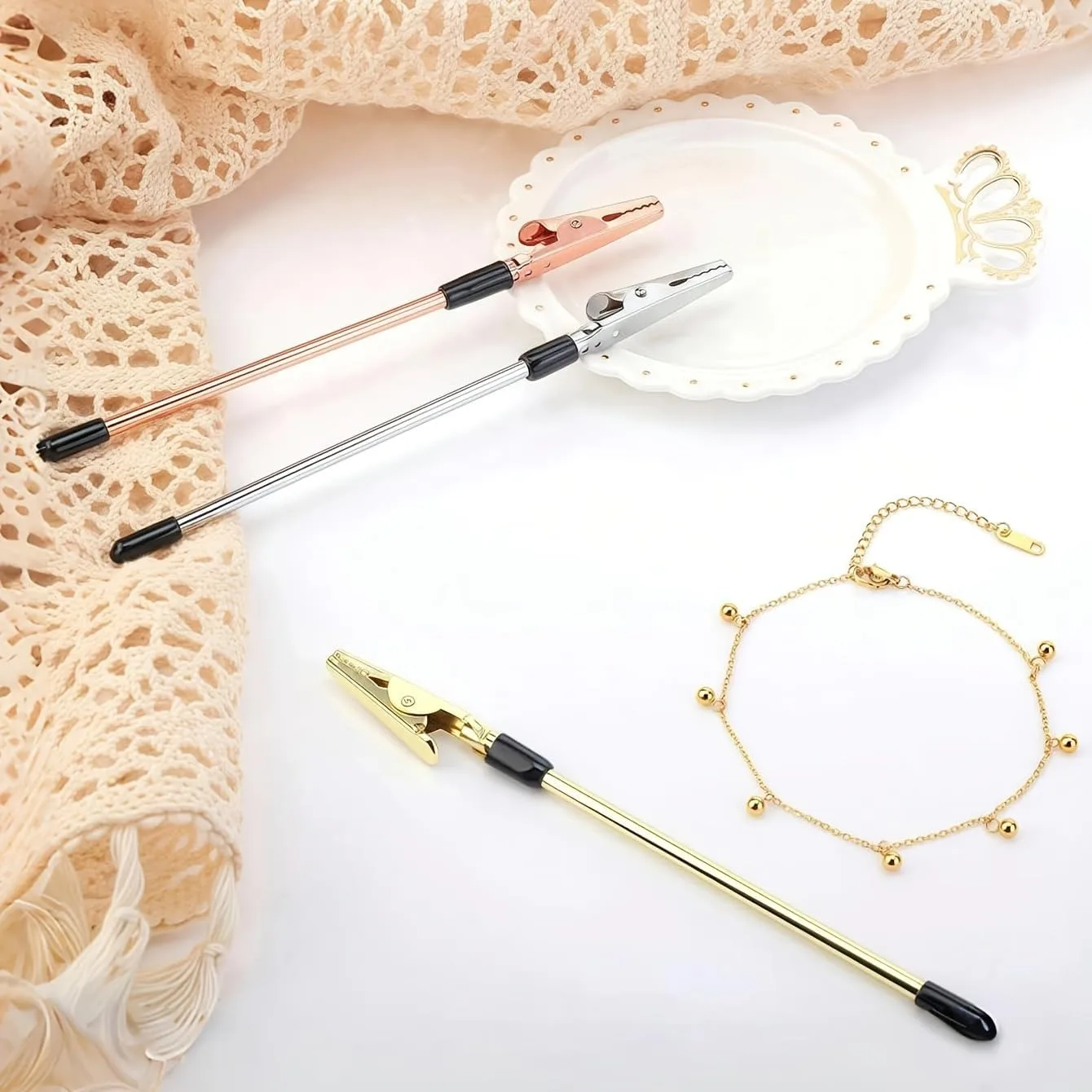 1PCS Bracelet Assist Wear Clip Jewelry Assistant Fastens and Hooks Device Jewelry Bracelet Necklace Watch Buckle Zipper