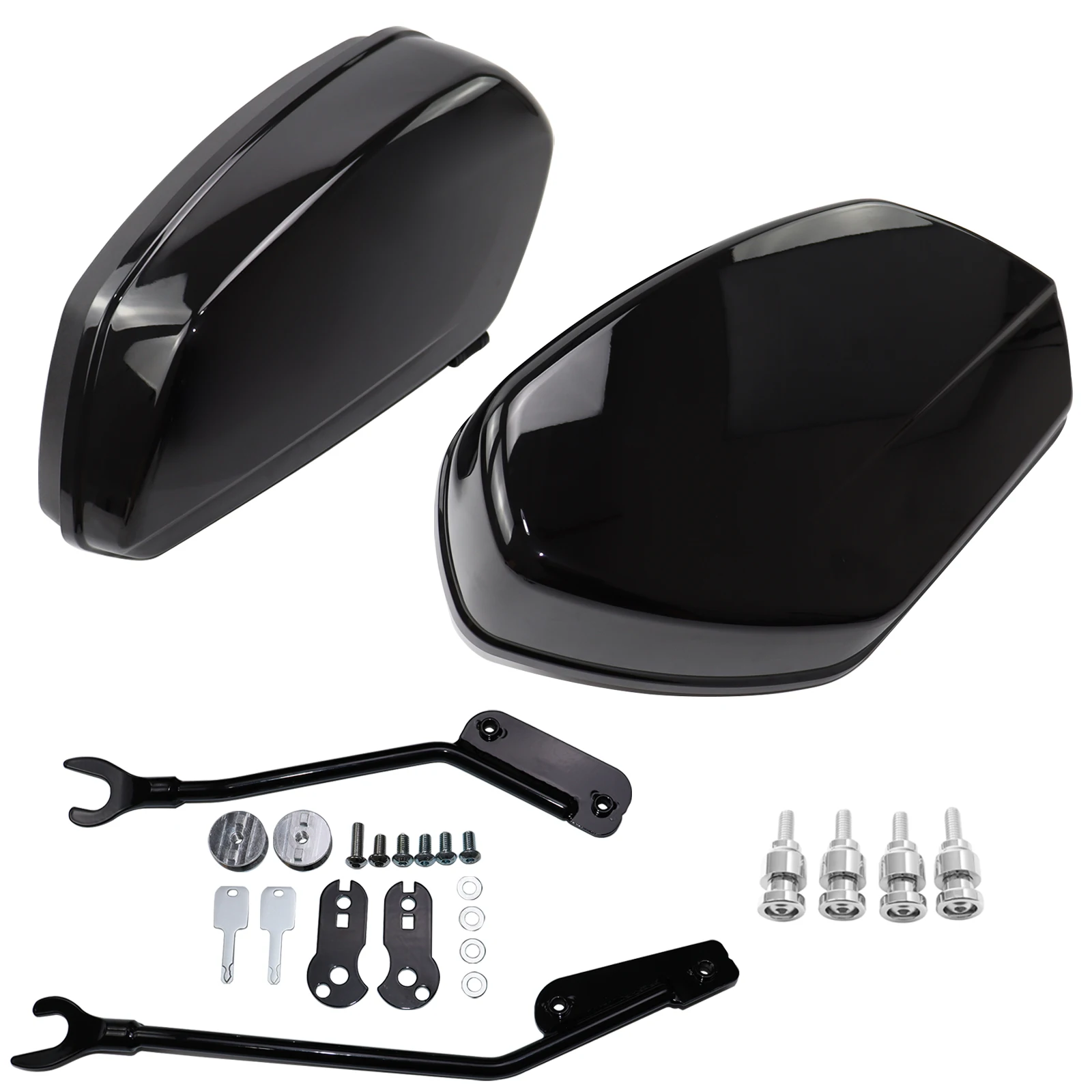 For Softail Low Rider S/ST FXLR Sport Glide FLSB Hard Saddlebags Docking Kits Motorcycle Trunk Side Bags Luggage Storage