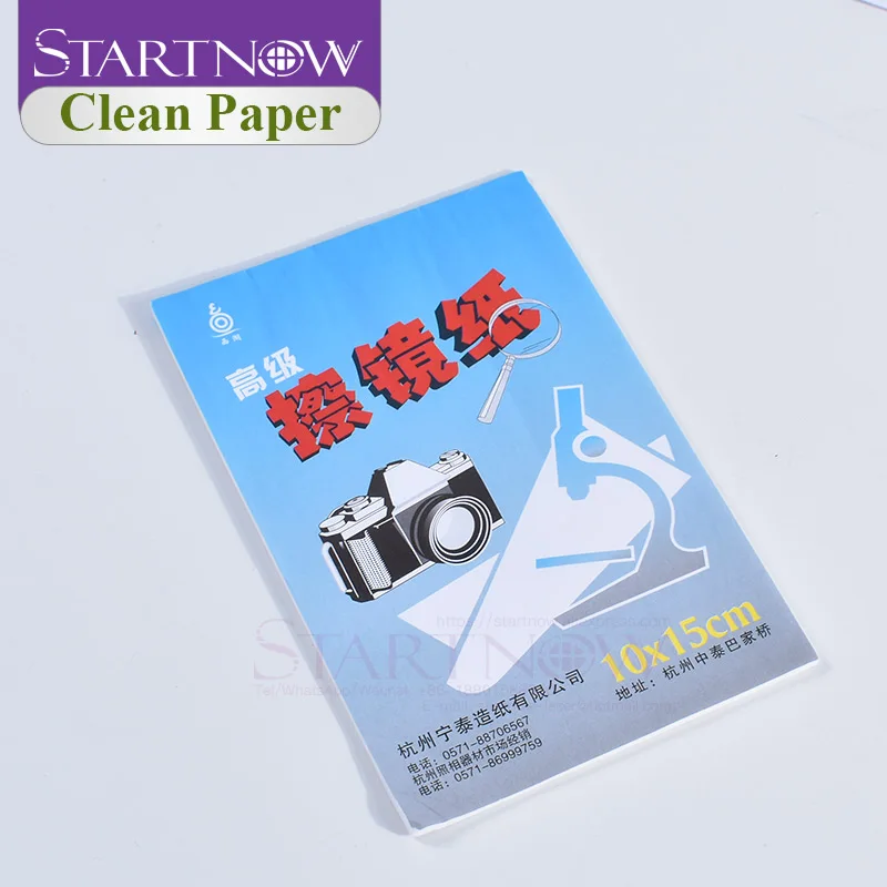 Startnow 50 Sheets Lens Cleaning Paper Camera Microscope Lens Tissue Disposable Optical Glasses Precision Instrument Cleaning