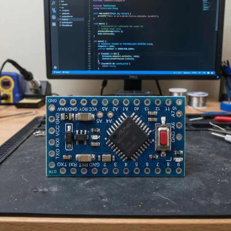 Pro Mini Compatible Module Board Atmega328P 3.3V 5V 16MHz Flexible for Internet of Things Projects