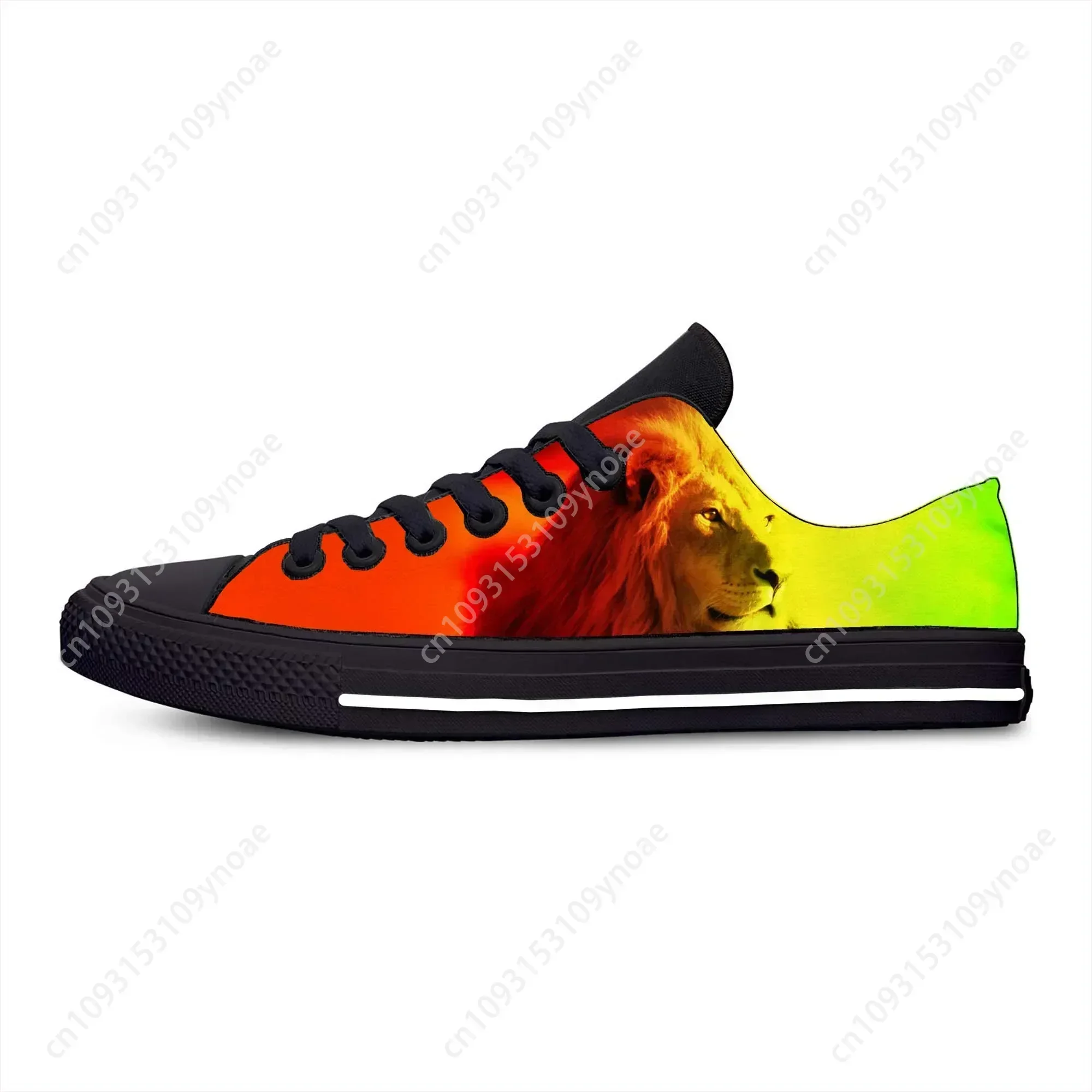 Hot Reggae Rastafarian Rasta Rastafari Lion of Judah Casual Shoes Breathable Men Women Sneakers  Low Top Board Shoes