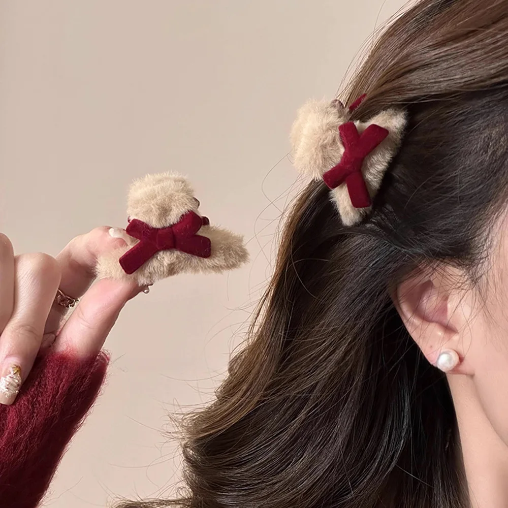 Бархатная-заколка-для-волос-с-бантом-маленькая-заколка-с-бахромой-новогодние-аксессуары-для-волос-2024-заколки-принцессы-в-стиле-ретро-для-женщин-зимний-рождественский-подарок