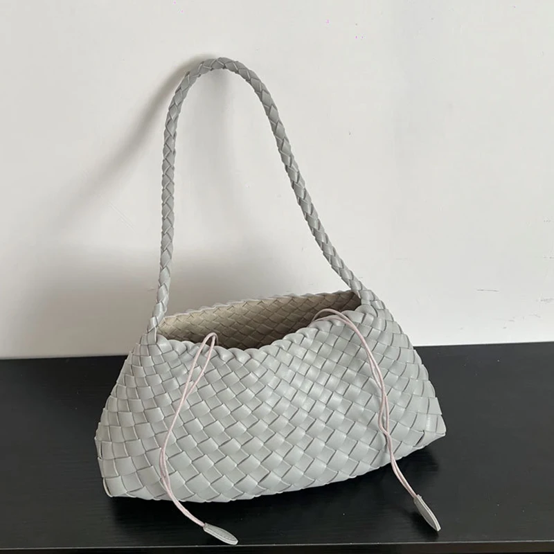 NONE Woven PU Shoulder Bag 3
