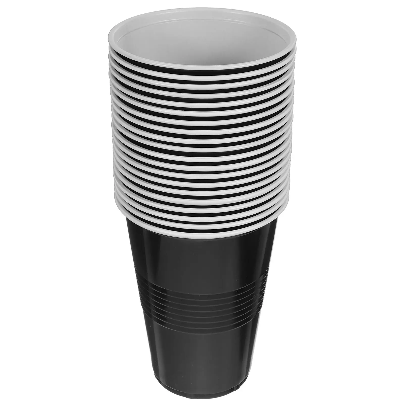 

20PCS Birthday Party 16OZ Plastic Disposable Drink Cups for Wedding Banquet Festival Bar RestaurantPlastic Party Beverage Cups