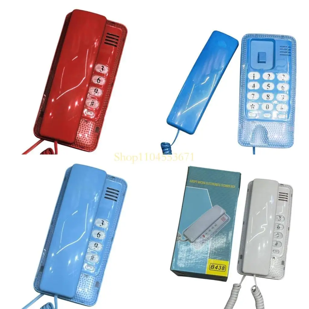 Best Seller Landline Telephone Corded Phone Wall Mountable Telephone Mini Size Landline