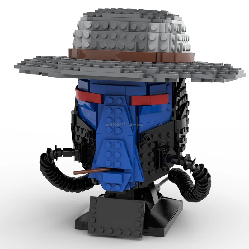 Moc 598pcs Star Battle Cad Bane Helmets Model Building Blocks Bricks Diy Education Assembly Toys for Kids Christmas Gifts