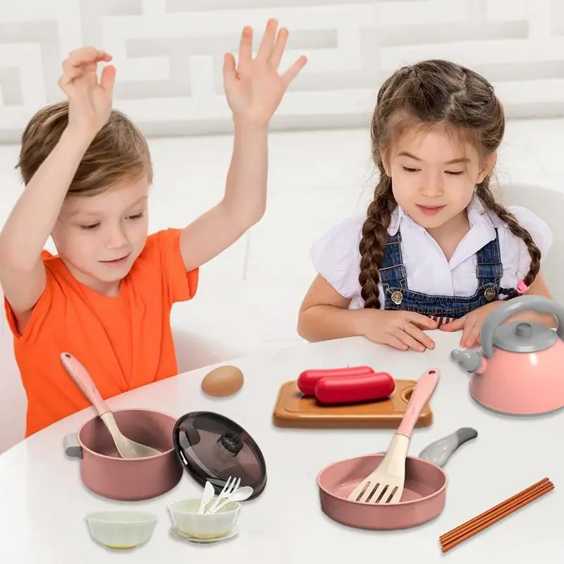 Faux ustensiles de cuisine pour enfants, accessoires de jeu, jouets amusants, 28X