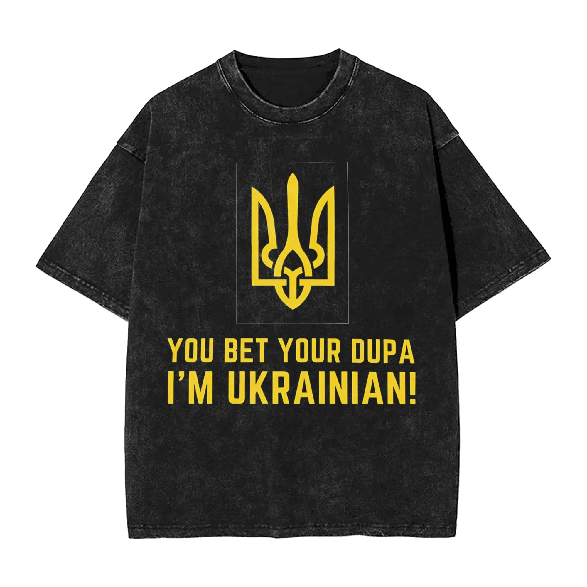 

Футболка You Bet Your Dupa I'm Ukrainian, летние потрясающие футболки, хлопковая футболка с оригинальным принтом для мужчин, футболки с короткими рукавами и принтом