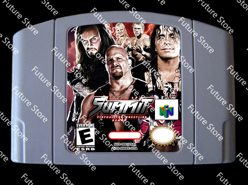 لعبة 64 بت ** SUMMIT Virtual Pro-Westling Gamma (إصدار الولايات المتحدة الأمريكية!! اللغة الانجليزية!!)