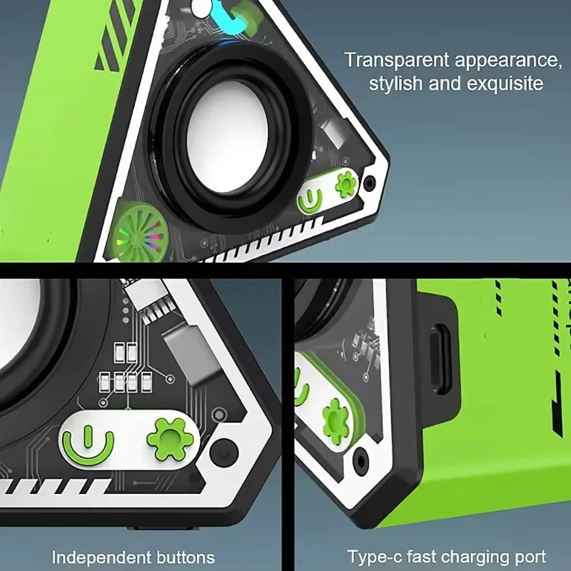 Мотоциклетный красочный механический стиль, портативный динамик, беспроводной Bluetooth аудио музыкальный плеер для езды на велосипеде, кемпинга, мини-динамики