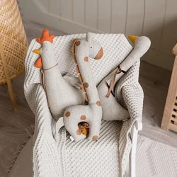 Adorable Rooster Giraffe Plush Stuffed Animal Goose Plush Swan Soft Animal Duck Plush Hen Chicken Baby Toy Comforting Companion