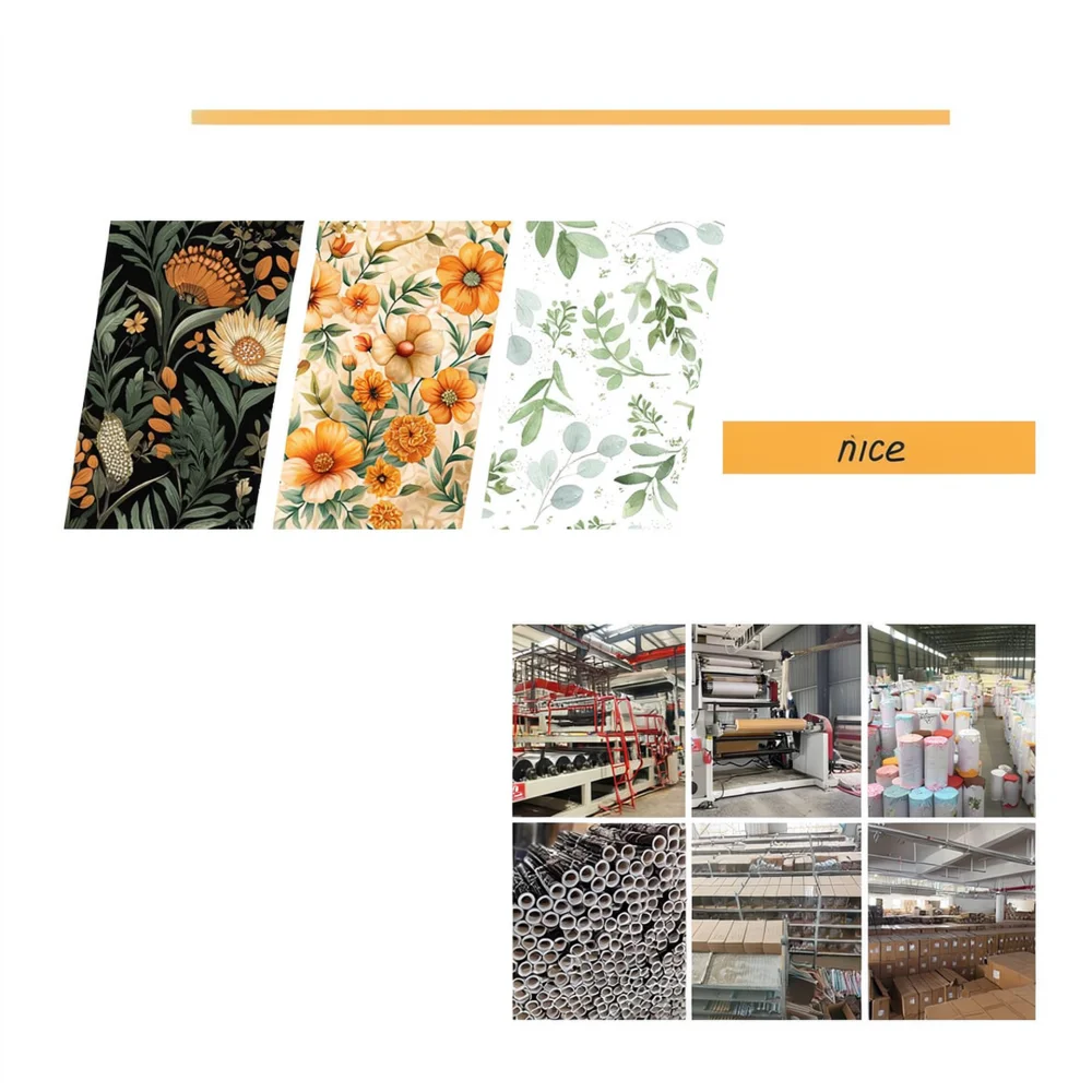 Self Adhesive Floral Wallpaper Vintage French Pattern Wall Sticker For Cabinet Furniture Renovation Decor Interior Design