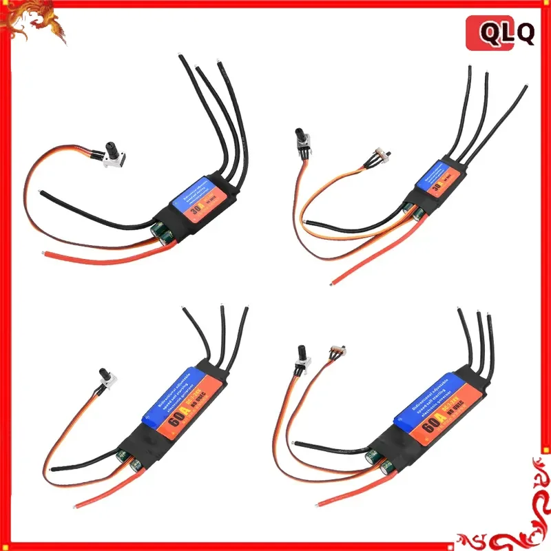 

Контроллер бесщеточного двигателя 30А 500Вт 60А 1000Вт с регулировкой прямого/обратного хода, самозапуском и плавной регулировкой скорости