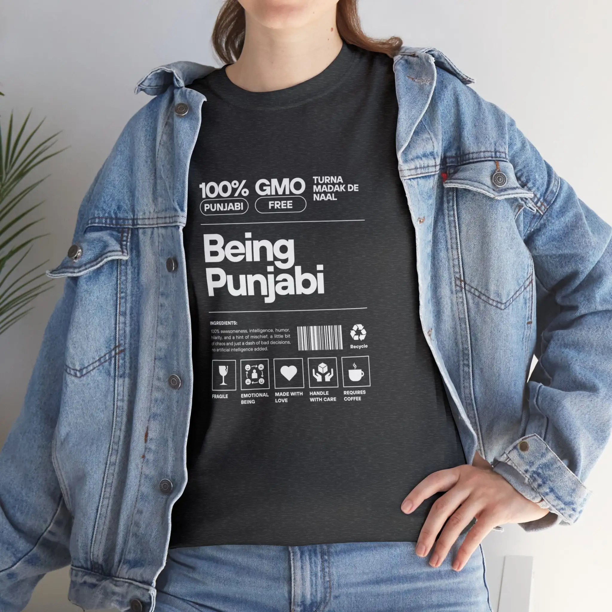 Desi Chic Punjabi themed T Shirt Stand out with Stylish for Any Occasion