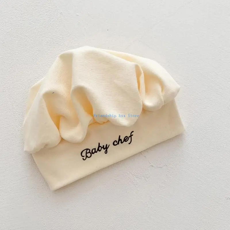 مجموعة F1CB Baby Cooking Photoshoot من القطن بأكمام قصيرة مع قبعة