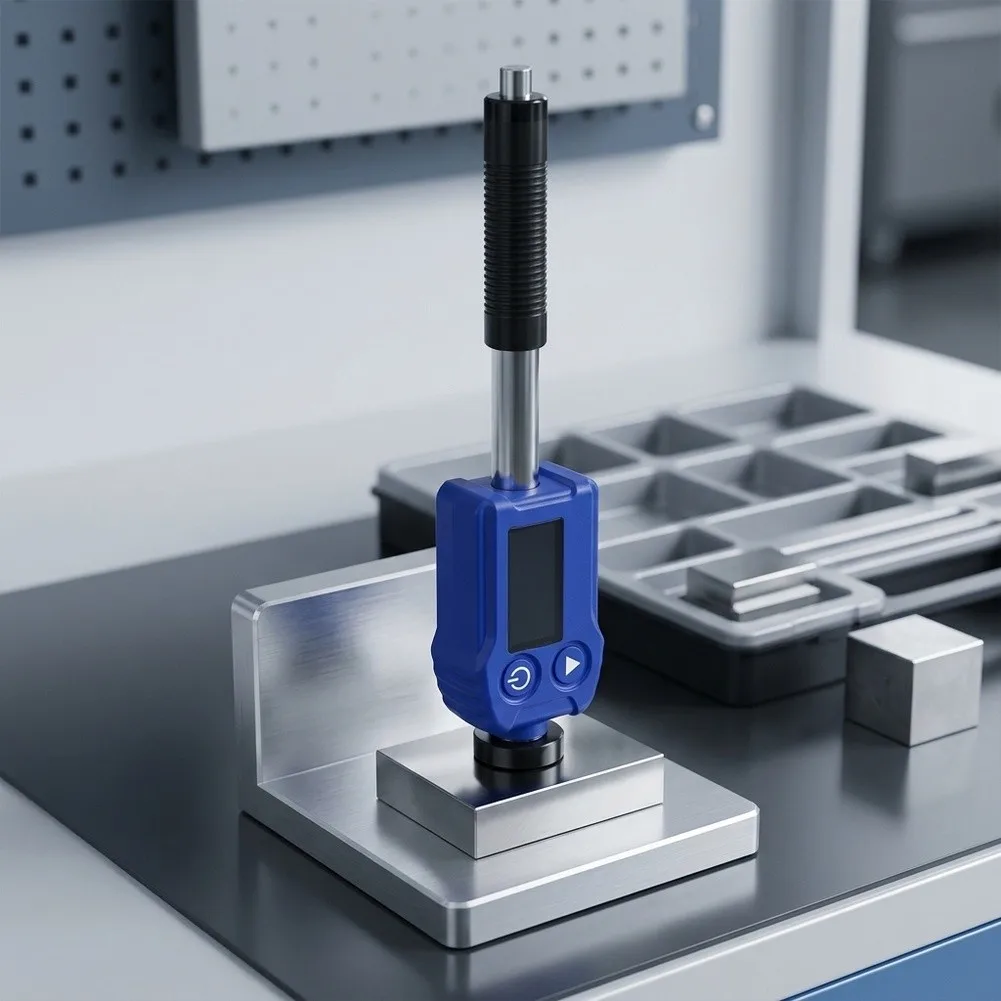 Dual-coil Technology Portable Hardness Tester Automatic Orientation Compensation Interchangeable Hardness Scales