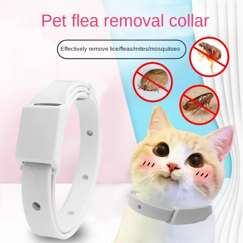 Anti Flea Tick Collar For Cat Small Dog Antiparasitic 8Month Protection Adjustable Puppy Kitten Collar Breakaway Pet Accessories