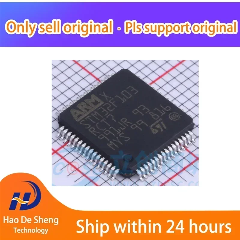 

10PCS/LOT STM32F103RCT7 LQFP-64 New Original In Stock