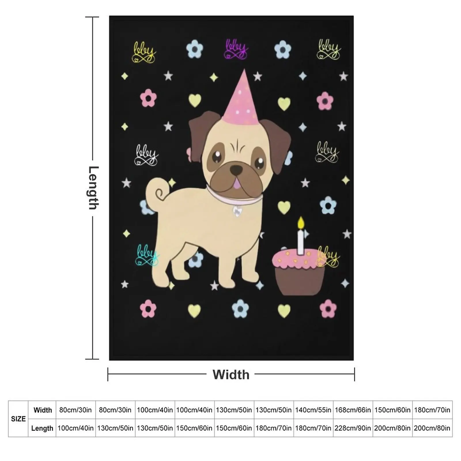 Shop Piper Rockelle Merch Frank The Pug Throw Blanket Beach Flannels Summer Soft Beds Beautifuls Blankets