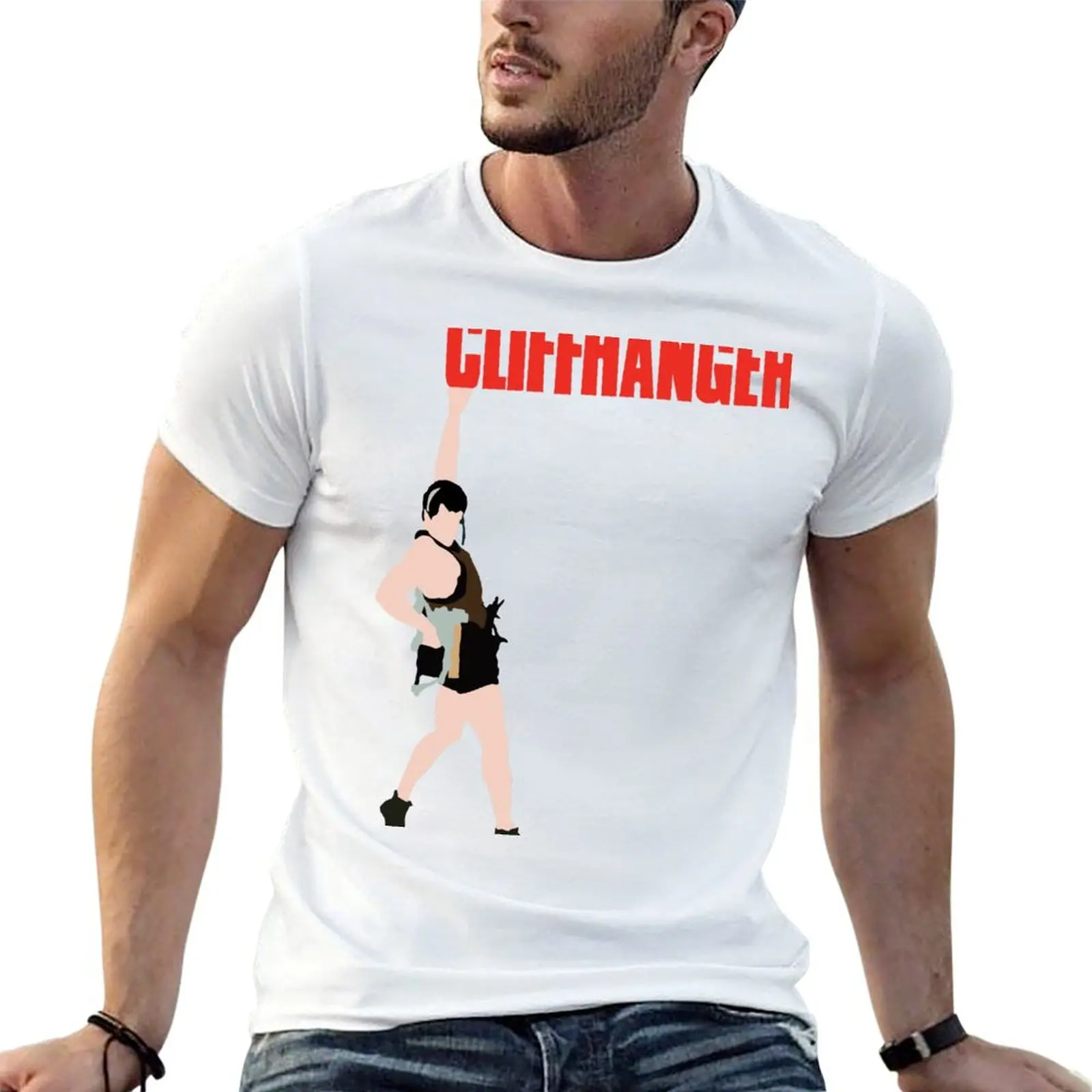 

Cliffhanger T-Shirt anime t shirts for man cotton tshirt 100% T-Shirt