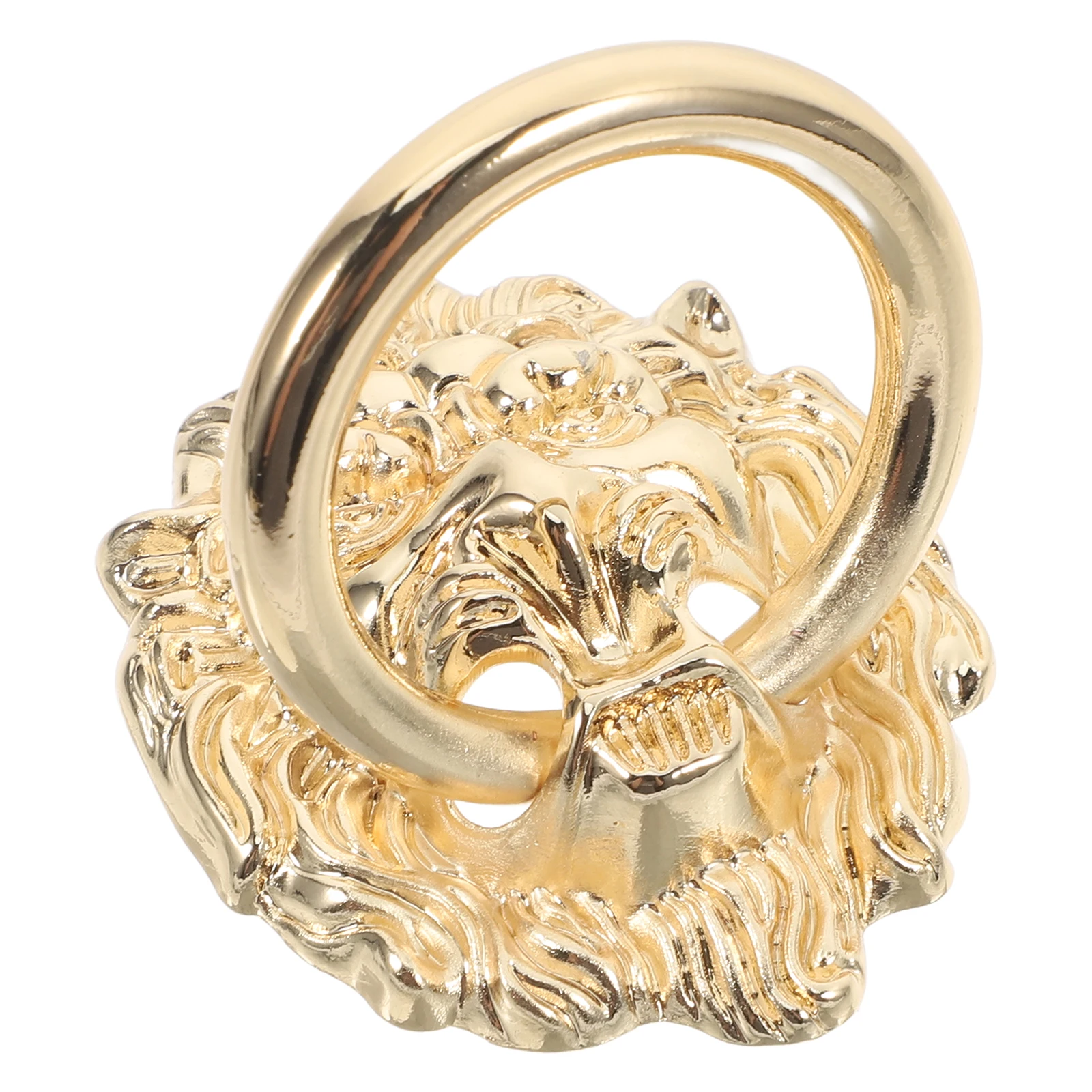 

Lion Head Handle Cabinet Pull Decorative Drawer Cupboard Wardrobe Furniture Hardware Single Hole Zinc Alloy Vintage Style