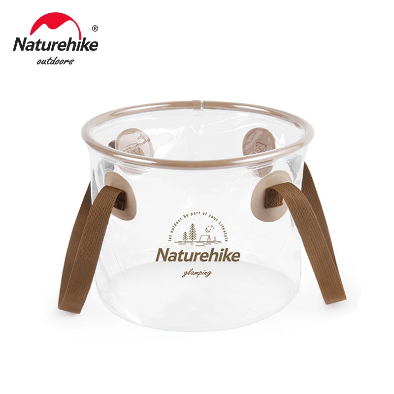 Naturehike  Waterproof   Foldable Basin Portable Travel Folding Bucket Large Capacity Outdoor  Round Bucket NH20SJ040