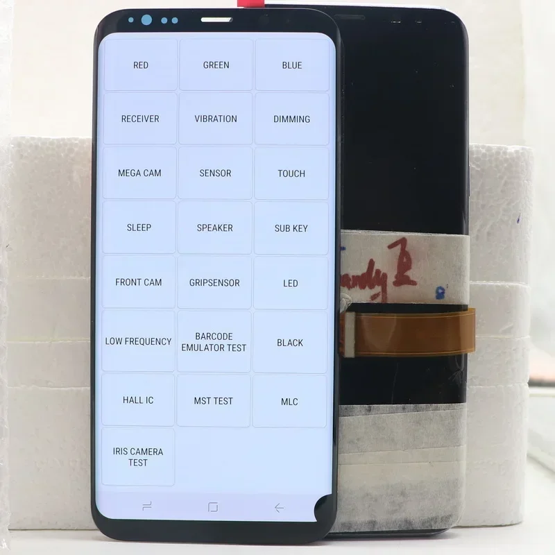 SUPER AMOLED S8 + tela LCD para Samsung Galaxy S8 Plus LCD G955 G955F G955U G955F/DS Display Touch Screen Digitador Assembléia